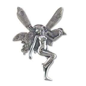 STERLING SILVER SERAPHIM FAIRY BROOCH | BEAUTIFUL DETAIL